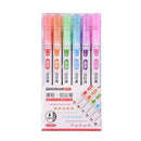 Marking Wavy Roller Curve Pen Highlighter Lace Outline Pen Fluorescent Pen