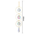 1/5pcs Shiny Moon Sun Heart Ball Wind Chimes Home Balcony Window Car Room Dec