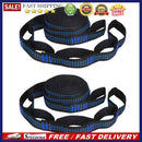 5x2pcs Hammock Strap Outdoor Camping Tree Hanging Load Bearing Rope(Blue)