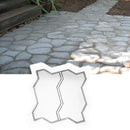 DIY 8-Shaped Courtyard Garden Concrete Brick Mold Paving Propylene Pavement M