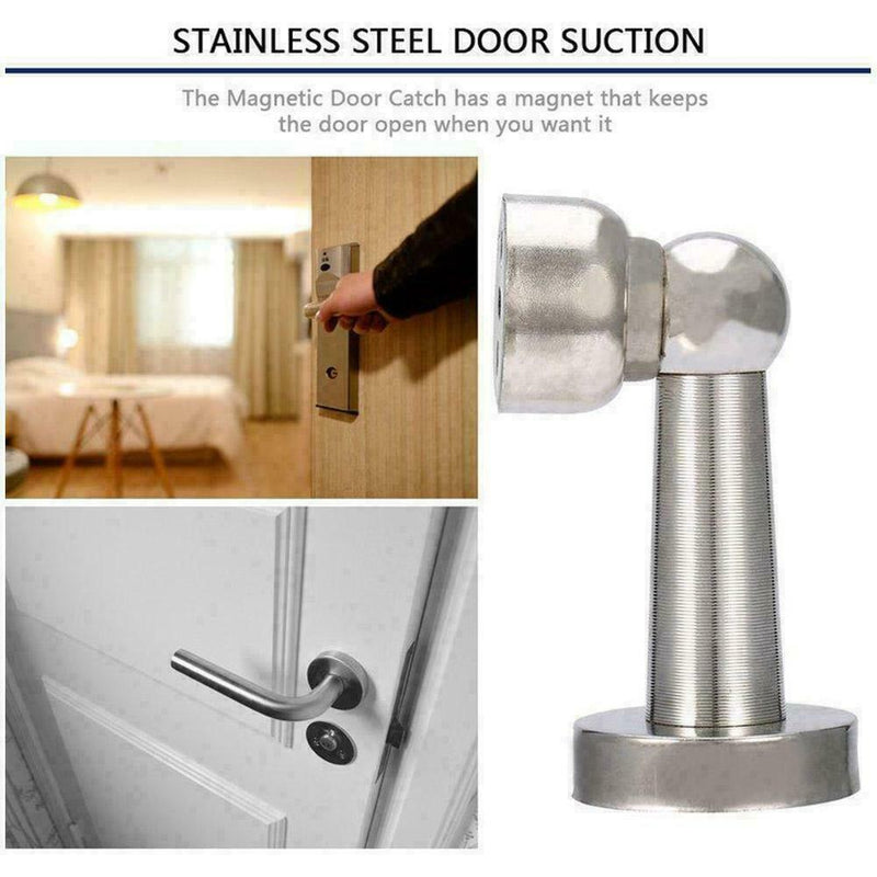 Perforated Steel Door Suction Strong Magnetic Wall Stop Suction Door E5N9