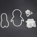 Girl Penguin Cutting Die Stencil DIY Scrapbooking Paper Card Album Craft-15