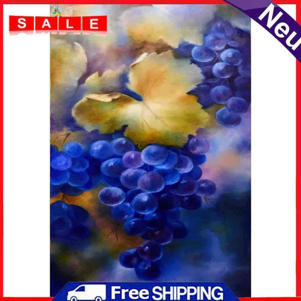 Abstract Grape Oil Paint By Numbers DIY Acrylic Painting Gift Wall Pictures Kit
