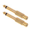 1pc 6.35mm 1/4 in Mono Male Pin to RCA Female Audio Adapter