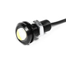 18mm 12V Car Eagle Eye LED Light Daytime Running DRL Reverse Lamp (White) Newly