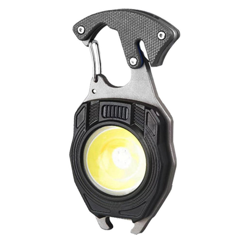 3 Gears Key Lights Portable Cob Work Lights Waterproof for Traveling (Black)