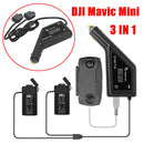 For DJI Mavic Mini Drone Portable 2 in 1 Battery Car Charger 2A USB Charging Station