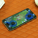 2pcs/Pack Touch Screen Joystick Cell Phone Game Joystick with Cloth Bag Paper Box for
