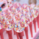 Randomly Fruity Color Lip Enamel Transparent Moisturizing Lip Gloss Oil E3V9