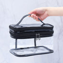 Women Transparent PVC Waterproof Large Cosmetic Bag Waterproof Cosmetic Pouch
