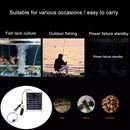 Monocrystalline Silicon 20W Outdoor Aquarium Fish Tank Portable Pump Oxygen V8W4