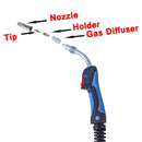 MIG MAG Welder MB36KD Assembly Gas Nozzle Holder for 36KD Welding Torch