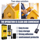 A+B Metal Adhesive Super Glue Water Tank Casting Repair Agent Kit with Brush