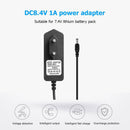 8.4V 1A 18650 Lithium Battery Charger DC5.5mm Power Adapter Charger (EU) Newly
