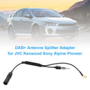 DAB + Antenna Splitter Adapter with Amplifier for Sony JVC Kenwood Car Radio