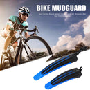 2x Bicycle Splash Fender Guard Set MTB Bike Rear Front Mudguard Riding Equipm