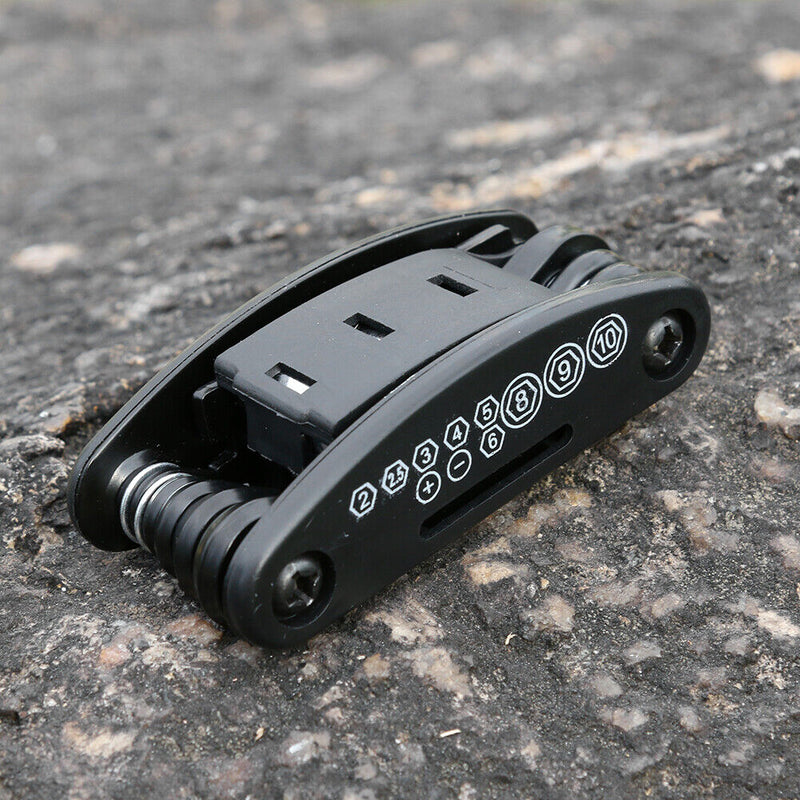 16 in 1 Bicycle Repair Tools Kit Folding Multitool Mountain Bike Equipment Newly