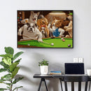 DIY Acrylic Digital Dogs Cartoon Hand Painted Artwork Painting By Numbers Kit
