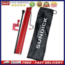 Portable Telescopic Lamp Holder Rod Fishing Outdoor Camping Foldable Light Po