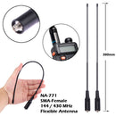 2Pcs NA-771 High Gain SMA-Female Radio Antenna for Baofeng UV-5R KG-UVD1