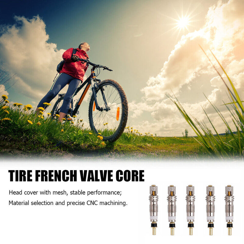 2/5/10pcs Brass Presta Valve Cores MTB Mountain Road Bike Repair Service Parts