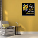 DIY Full Round Drill Diamond Painting sunflower and english Mosaic Rhinesto