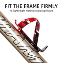 PC Plastic Gradient Road Bicycle Bottle Cage MTB Bike Kettle Rack (Red) Newly