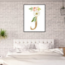 5D Diamond Painting DIY flower alphabet Full Round Drill Mosaic Art