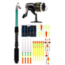 1.6m Fishing Rod Rollers Telescope Full Sea Boat Fishing Combo Accessory Kits