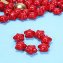 100pcs Five-Pointed Star Stamp Paint Wax Envelope Sealing Wax(Chinese Red) Newly