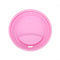 Wheel Shape Silicone Cup Lids Heat-resistant Dust-proof Bowl Cover (Pink) Newly