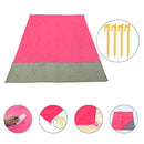 Waterproof Camping Mat Outdoor Beach Blanket Picnic Ground Mats (Pink) Newly