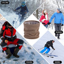 Scarf Neck Cover Outdoor Sports Skiing Cycling Warm Knitted Scarves Double Layer