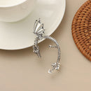 For Women Gothic Punk Style Ear Studs Dragon-Shaped Ear Clip Cuff Earrings