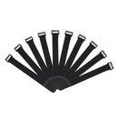 20pcs Nylon Fishing Rod Fastener Belts Strap Holder Suspenders Hook Loop Ties