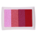 4 Colors Gradient Inkpad DIY Stamp Colored Ink Pad Printing Stationery(2) Newly