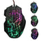 7 Buttons Colorful LED Optical USB Wired Mouse Ergonomic Gamer Mice Black