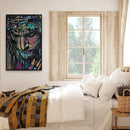 Canvas Painted Oil Paint By Numbers Priest DIY Wall Art Modern Bedroom Deco