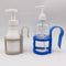 2pc Water Cup Hanging Holder Hook for Above Swimming Pool Side Shelf Blue