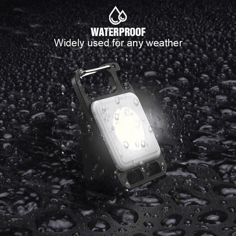 Mini LED Flashlight Work Light Portable Flashlight Keychain