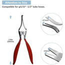 Car Fuel Vacuum Line Hose Remover Plier Separator Hand Universal Tool Red E6B4