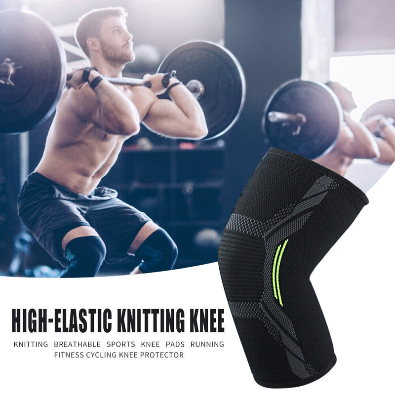 Elastic Knee Pads Knit Nylon Outdoor Running Sport Bike Cycling Knee Protecto