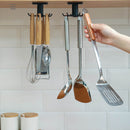 Multi-function 360 Rotate Hooks Kitchen Towel Hanger Retractable Storage Sh