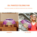 Cherry Blossom Forest Oil Paint Folding Fan By Numbers DIY Home Decoration Gifts
