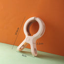 3pcs Beach Towel Clips Laundry Quilt Clamp Clothes Pins Drying Rack (Pink)