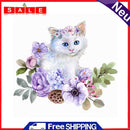 5D DIY Diamond Painting Flower Cat Full Drill Rhinestone Mosaic Art Picture