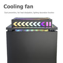 Metal Net Radiator Dustproof Heat Sink Lighting Decoration Host Bracket for Home