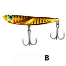 Vivid Bass Hook Fishing Metal VIB Lures Lead Casting Jig Metal Slice Spoon Lure