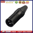 DIY Microphone XLR 3Pin Male Plug Connector Cable Solder Plug MIC Adapter f