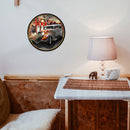 Round Car Retro Metal Plate Tin Sign Plaque Poster for Club Cafe Home (1)